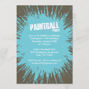 Invitaciones de la fiesta de la salpicadura del ba