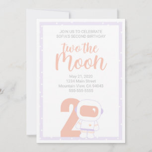 Invitaciones de la fiesta de los Chicas espaciales