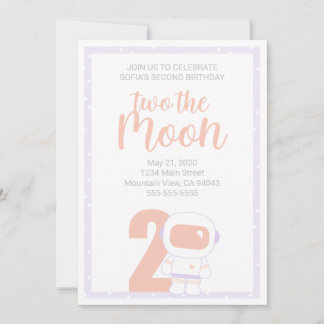 Invitaciones de la fiesta de los Chicas espaciales