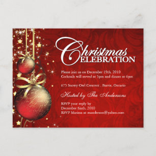 Invitaciones de la fiesta de Navidad