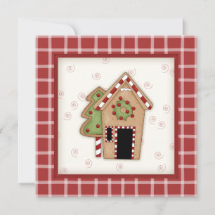 Invitaciones de la fiesta de Navidad de la casa de
