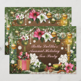 Invitaciones de la fiesta de Navidad del día de