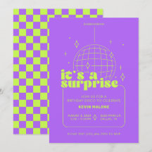 Invitaciones de la fiesta de Surprise Disco