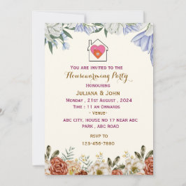 Invitaciones de la fiesta del calentamiento de la 