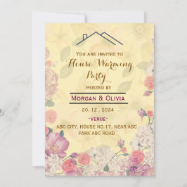 Invitaciones de la fiesta del calentamiento de la 