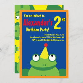 Invitaciones de la fiesta del cumpleaños del niño