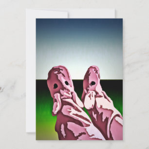 invitaciones de la fiesta del parque Pajama: litho