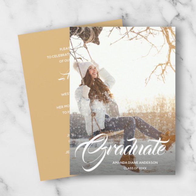 Invitaciones de la fiesta vertical de graduación d (Subido por el creador)