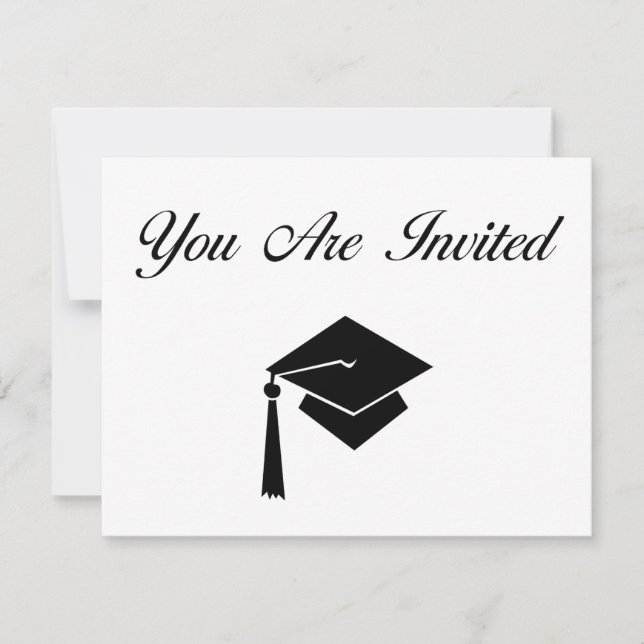Invitaciones de la graduación (Anverso)