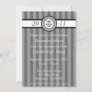 Invitaciones de la graduación del colegio de