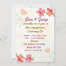 Invitaciones de la Parte de compromiso