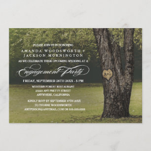 Invitaciones de la Parte de compromiso de Iniciale