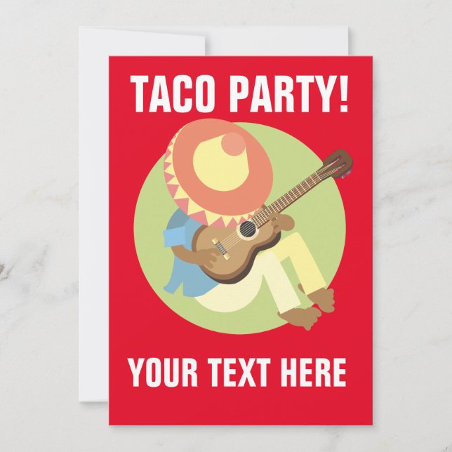 INVITACIONES DE LA PARTE TACO (Anverso)