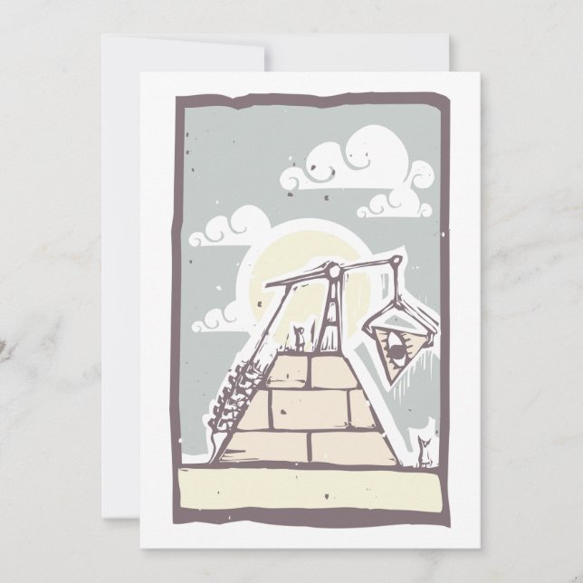 Invitaciones de la Pirámide Masónica (Anverso)