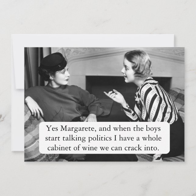 Invitaciones de la política que hablan (Anverso)