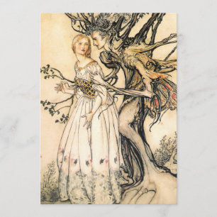 Invitaciones de la princesa del cuento de hadas y