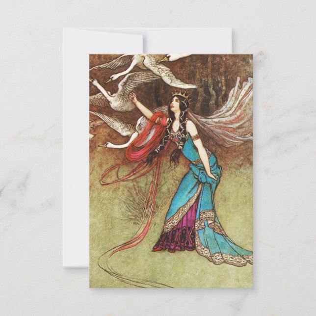 Invitaciones de la reina del cisne (Anverso)