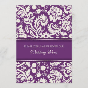 Invitaciones de la renovación del voto de boda del