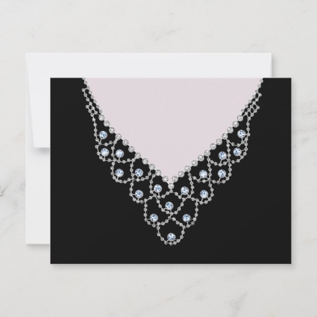 Invitaciones de la serie "Evening Out" para la noc (Anverso)