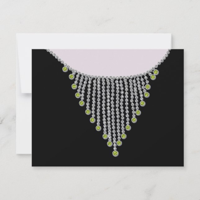 Invitaciones de la serie Evening Out para la noche (Anverso)