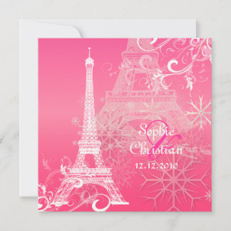INVITACIONES DE LA TORRE EIFFEL DE PixDezines/FOND