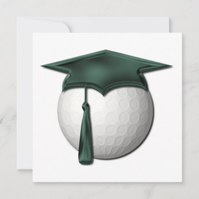 Invitaciones de las lecciones de golf (Anverso)