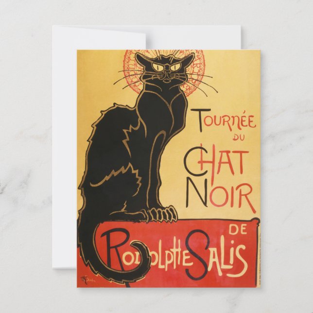 Invitaciones de Le Chat Noir (Anverso)