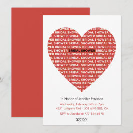 Invitaciones de lluvia de regalos para novias del 