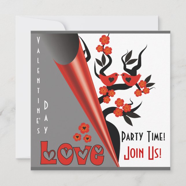 Invitaciones de los el día de San Valentín (Anverso)