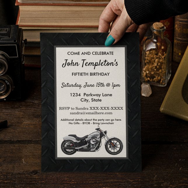 Invitaciones de los hombres a la fiesta de cumplea (Subido por el creador)