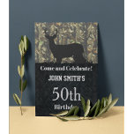 Invitaciones de los hombres de la fiesta de cumple<br><div class="desc">Estas invitaciones son una manera muy amable de invitar a sus invitados a una fiesta de cumpleaños que celebra al hombre que ama cazar venados. Las invitaciones son de doble cara,  con la parte posterior incluyendo toda la información del fiesta. Personalizar estas invitaciones para satisfacer sus necesidades.</div>