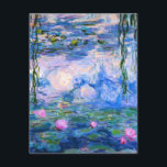 Invitaciones de los lirios de agua de Monet<br><div class="desc">Invitaciones de los lirios de agua de Monet. Pintura al óleo en lona a partir de 1916. Monet pintó su charca famosa del lirio de agua obsesivamente durante los años finales de su carrera, extrayendo la inspiración de la luz del sol y su efecto de desplazamiento sobre el agua y...</div>