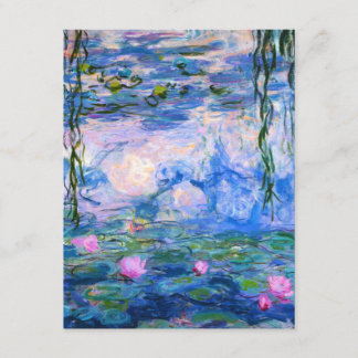 Invitaciones de los lirios de agua de Monet