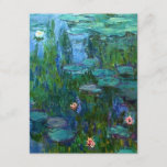 Invitaciones de los lirios de agua de Monet<br><div class="desc">Invitaciones de los lirios de agua de Monet Nympheas. Pintura al óleo en la lona 1915. Por los treinta años pasados de su vida, Monet pintó su charca del lirio en Giverny. Nympheas representa uno de su mejor y trabajos más queridos con sus ricos y uso variado de verdes. Un...</div>