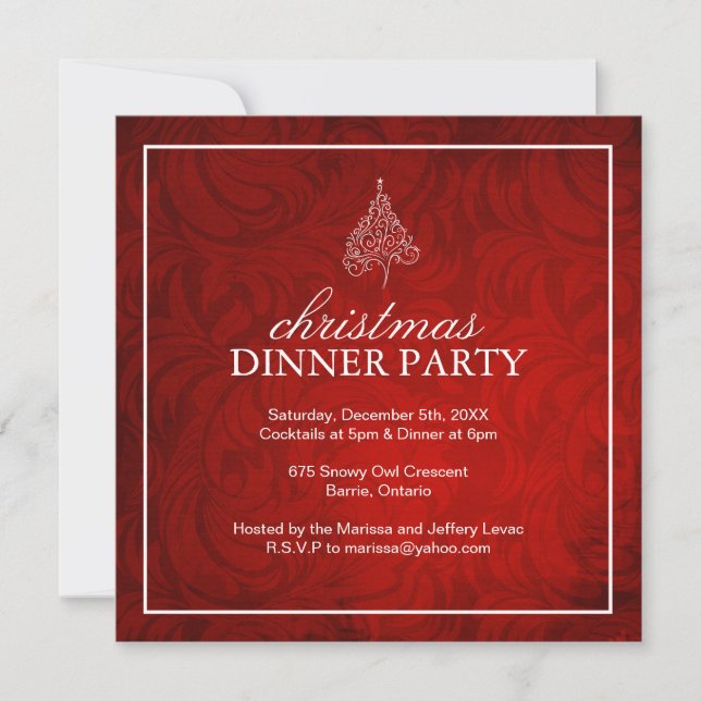 Invitaciones de los Navidades (Anverso)
