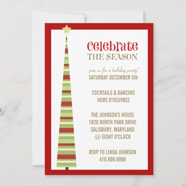 Invitaciones de los navidades (Anverso)
