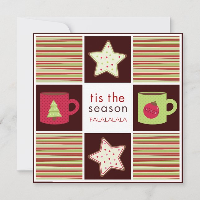 Invitaciones de los navidades a la fiesta de inter (Anverso)