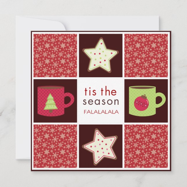 Invitaciones de los navidades a la fiesta de inter (Anverso)