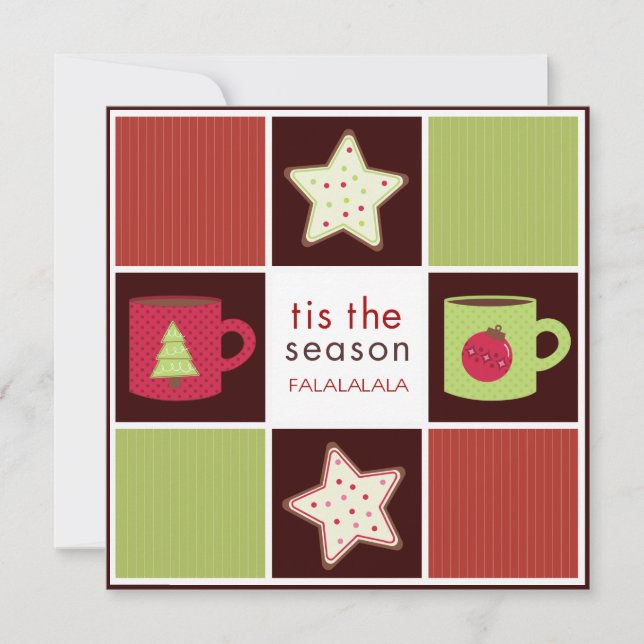 Invitaciones de los navidades a la fiesta de inter (Anverso)