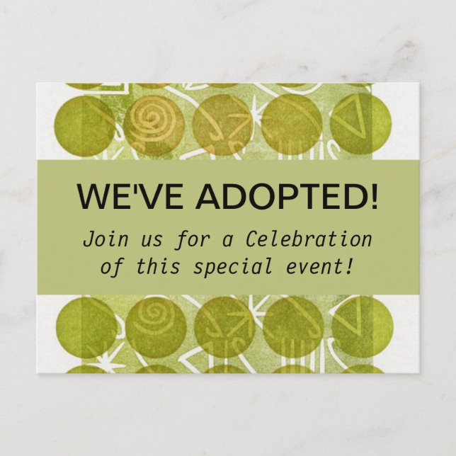 Invitaciones de los partidos de ADOPCIÓN (Anverso)