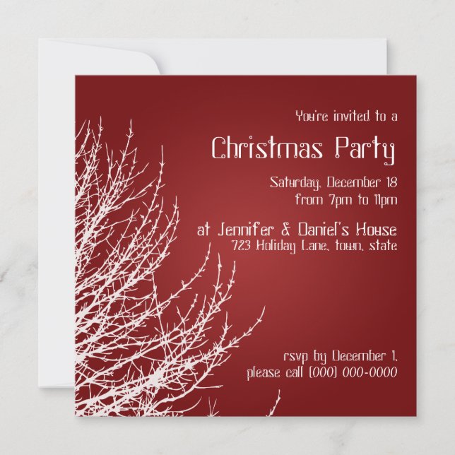 Invitaciones de los partidos de los navidades de l (Anverso)