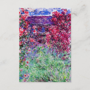 Invitaciones de los rosas de Monet
