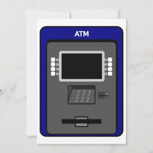 Invitaciones de máquina ATM