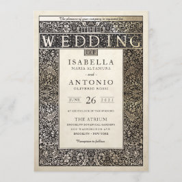 Invitaciones de matrimonio| Colección Champagne Iv