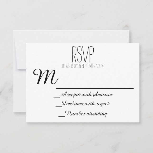 Invitaciones de matrimonio con cita de amor (Anverso)