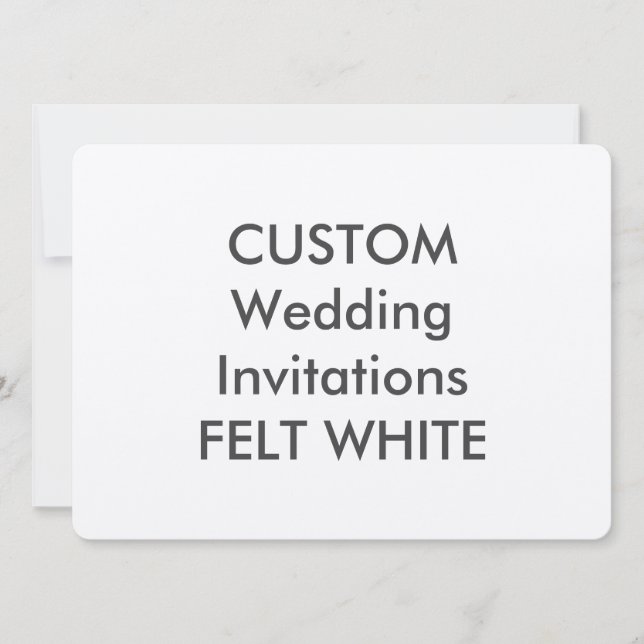 Invitaciones de matrimonio de 110 lb 7,5" x 5,5" (Anverso)