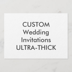 Invitaciones de matrimonio de 360 lb 7" x 5"
