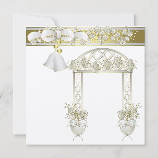 Invitaciones de matrimonio de 5,25" x 5,25" (Anverso)