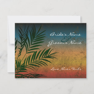 Invitaciones de matrimonio de bifurcación de árbol