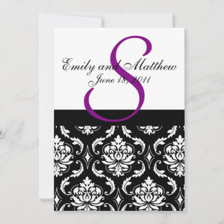 Invitaciones de matrimonio de Damasco Borrador púr